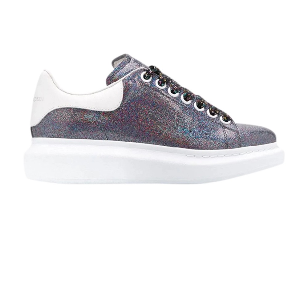 Alexander McQueen Wmns Oversized Sneaker 'Bright Olo Glitter'